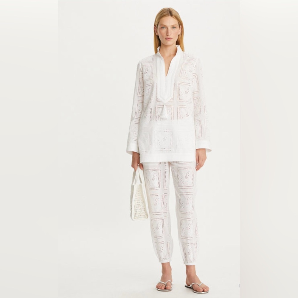 Tory Burch Eyelet Beach pants
